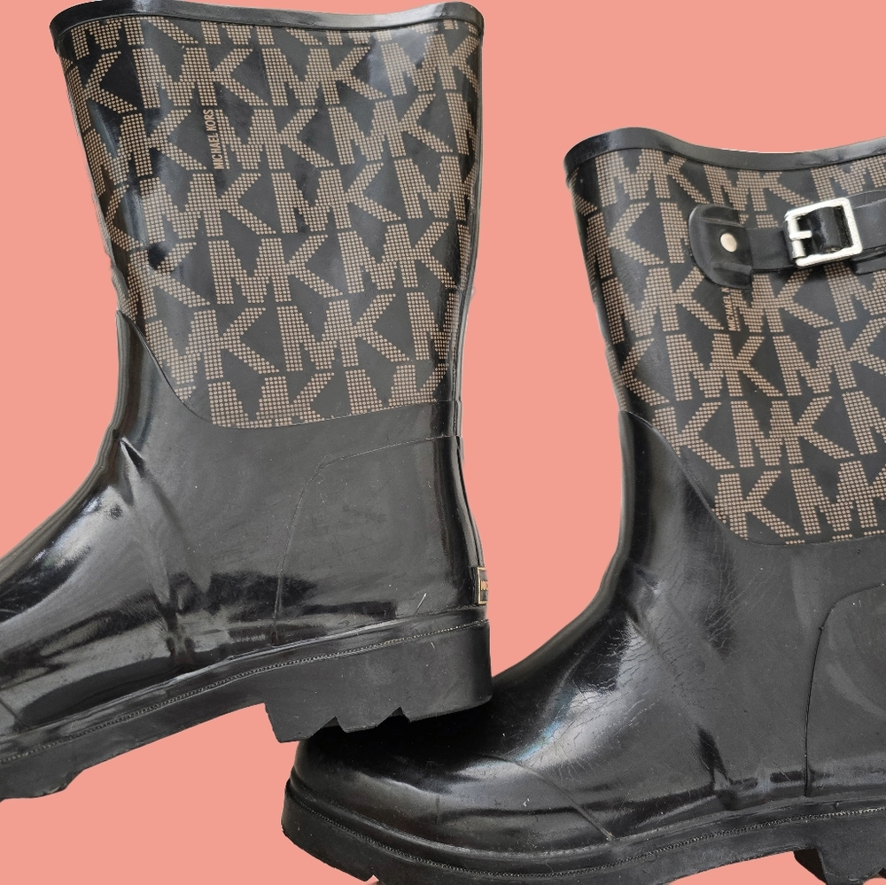 Michael Kors short logo rain / boots